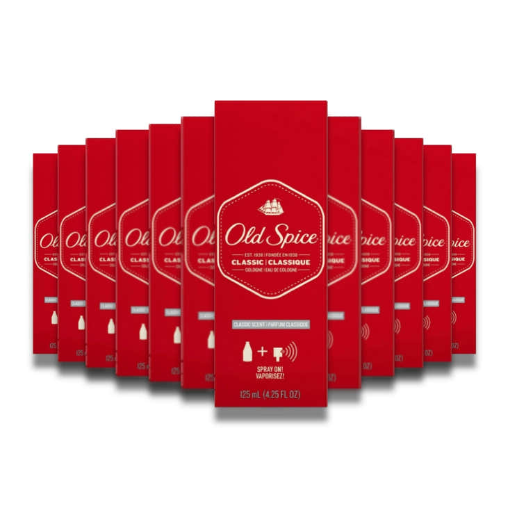 Old Spice - Classic Cologne - 4.25 Oz - 12 Pack - Old Spice Classic Cologne - 4.25 oz, 12 Pack Contarmarket | Old Spice - ...
