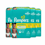 Pampers - Swaddlers Diapers, Size 5 - 19 Ct - 4 Pack