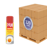 PAM - No-Stick Cooking Spray, Original, Made With Canola Oil Blend, 6 Oz - 12 Pack - 120 Cases Pallet