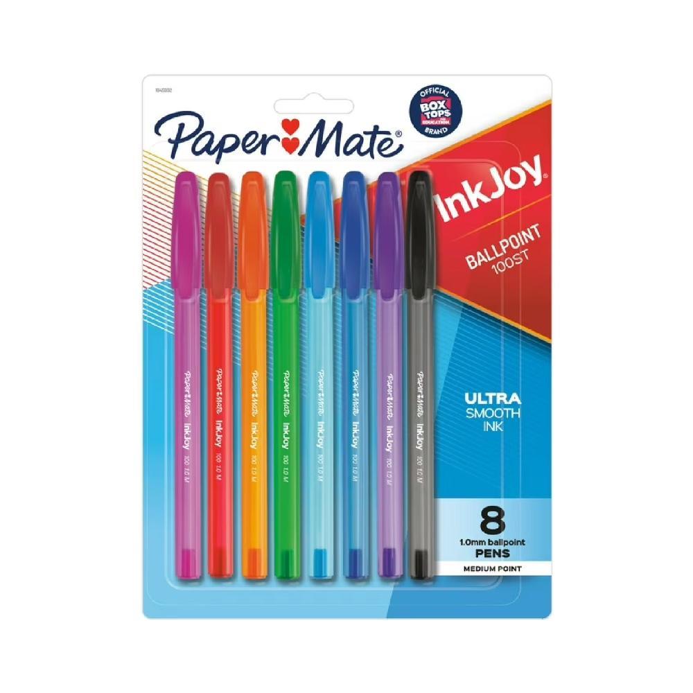 Paper Mate Pens InkJoy 100ST Assorted Ink 8 ct  - 12 Pack