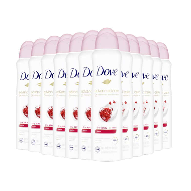 Dove Deodorant Advanced Care Dry Spray Go Fresh Revive  3.8 oz - 12 Pack -  Dove Advanced Care Dry Spray Deodorant Revive ...