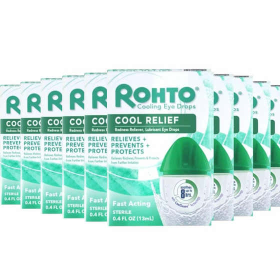 Rohto Cool Eye Drops 0.40 oz - 24 Pack - Travel Size -  Rohto Cool Eye Drops 0.40 oz, 24 Pack  Contarmarket | Rohto - memb...