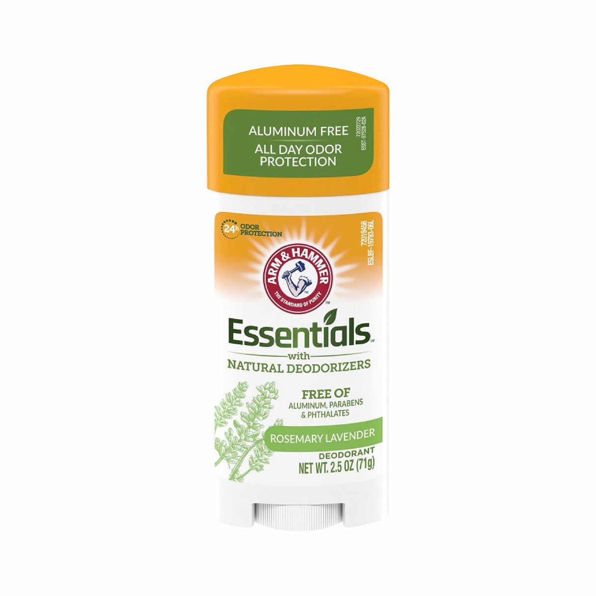 Arm & Hammer Essentials Natural Deodorant Rosemary Lavender Natural 2.5 oz - 12 Pack