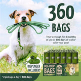 Reli Dog Poop Bags Eco Friendly, 360 Ct