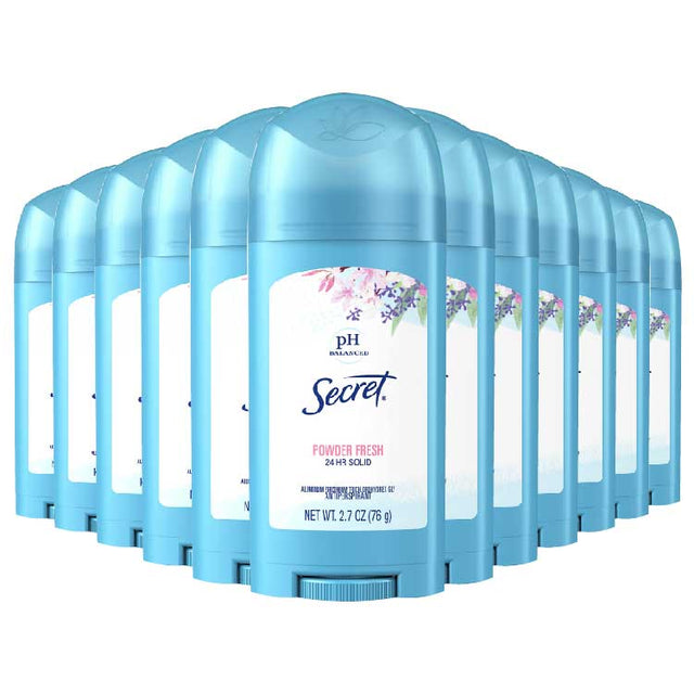 Secret Original Powder Fresh Deodorant - 12 Pack (2.7 oz) – Contarmarket
