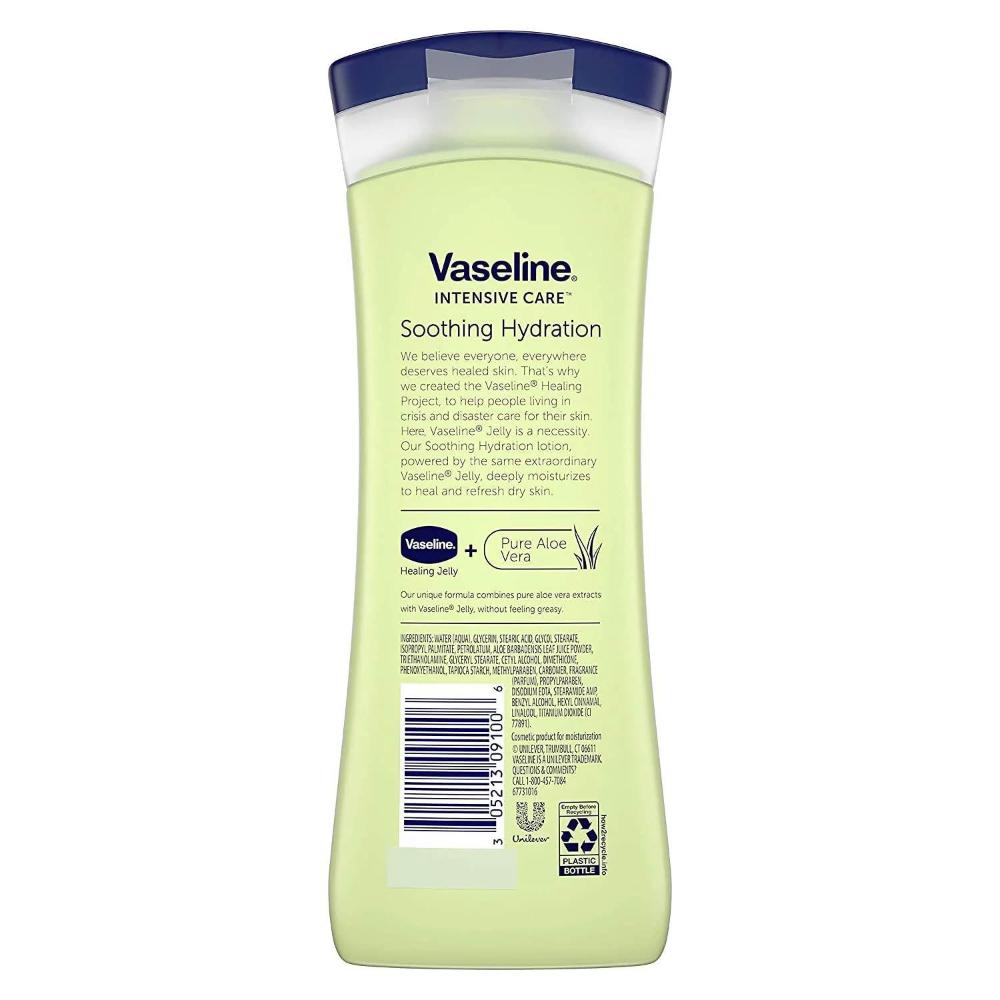 Vaseline® Intensive Care™ Soothing Hydration Lotion Moisturizes Dry Skin 10 oz - 6 Pack