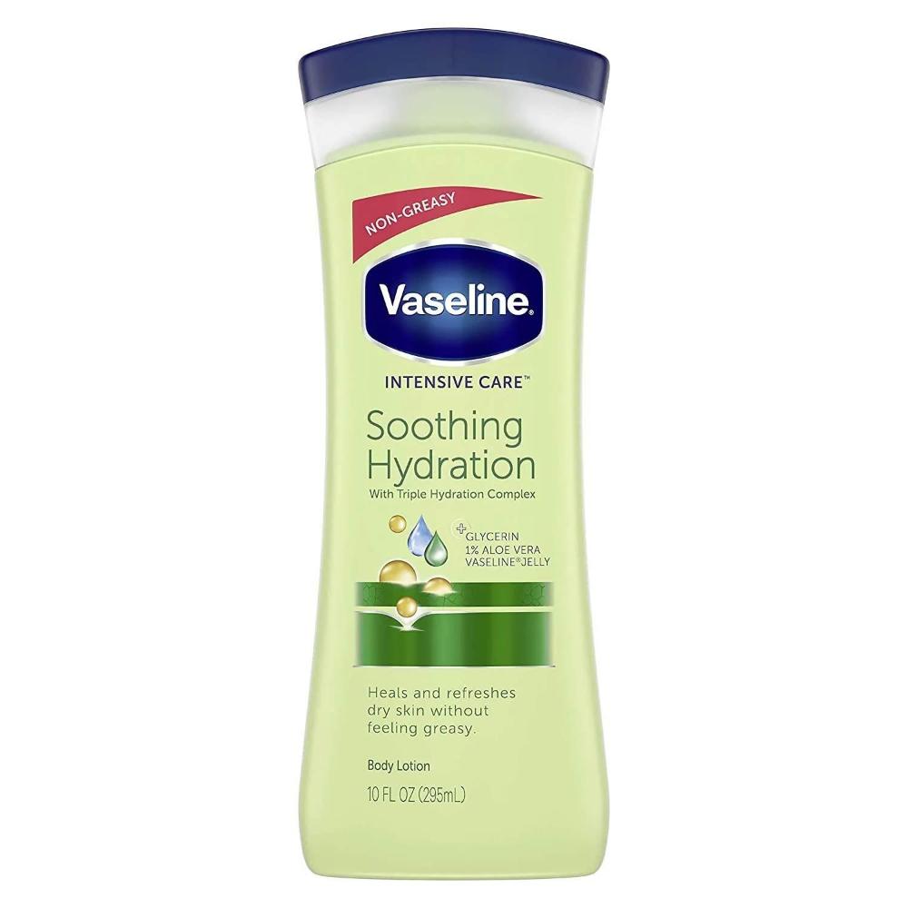 Vaseline® Intensive Care™ Soothing Hydration Lotion Moisturizes Dry Skin 10 oz - 6 Pack