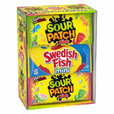 Sour Patch Kids and Swedish Fish Soft and Chewy Candy Variety Pack - 24 Pack