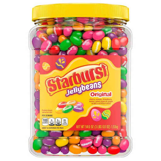 Starburst Original Jelly Beans  Candy Tub - 54oz | Starburst - Candy &amp; Chocolate