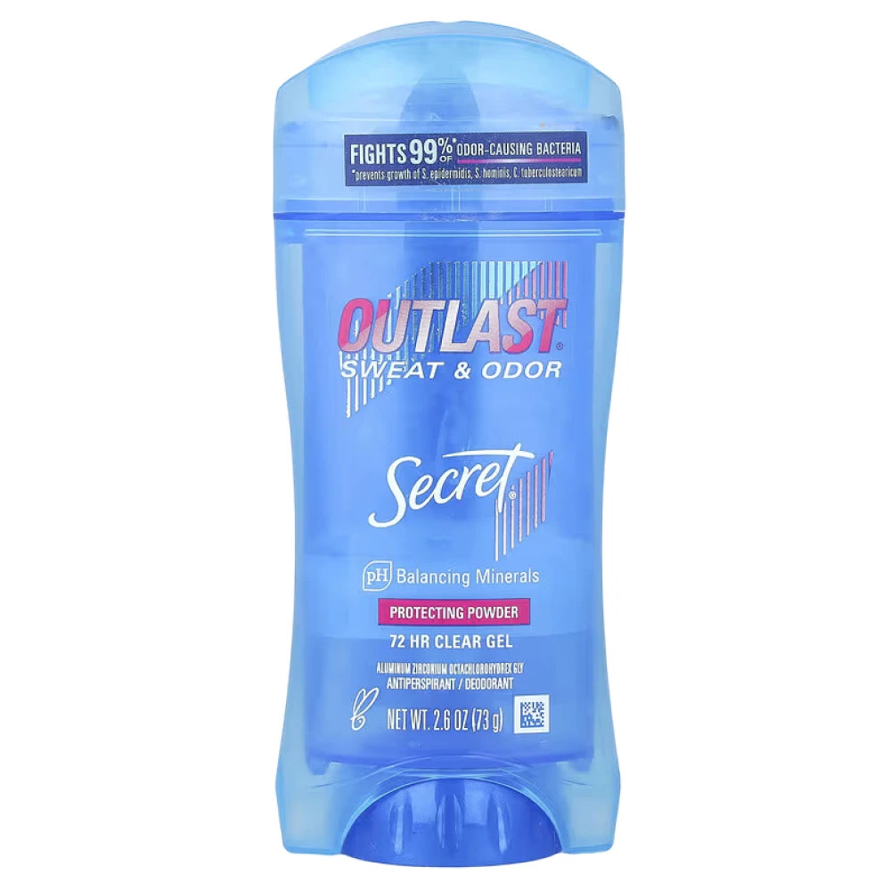 Secret - Gel Outlast Protecting Powder Antiperspirant & Deodorant  - 2.6 Oz -  12 Pack