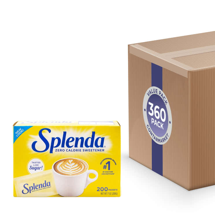 Splenda - Zero Calorie Sweetener, Single-Serve Packets - 200 Ct - 360 Pack | Splenda - Volume Discount