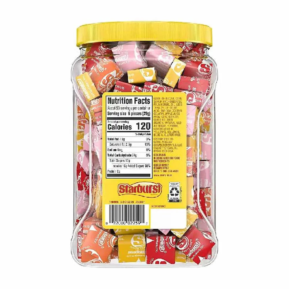 Starburst - Original Fruit Chewy Candy Jar - 54 Oz - 6 Pack