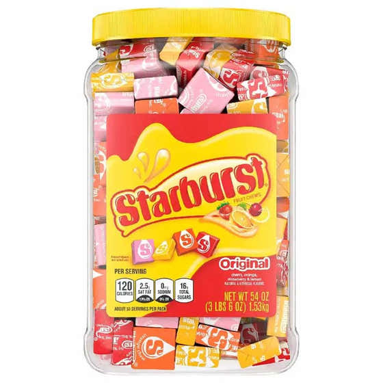 Starburst - Original Fruit Chewy Candy Jar  54 Oz | Starburst - Candy &amp; Chocolate
