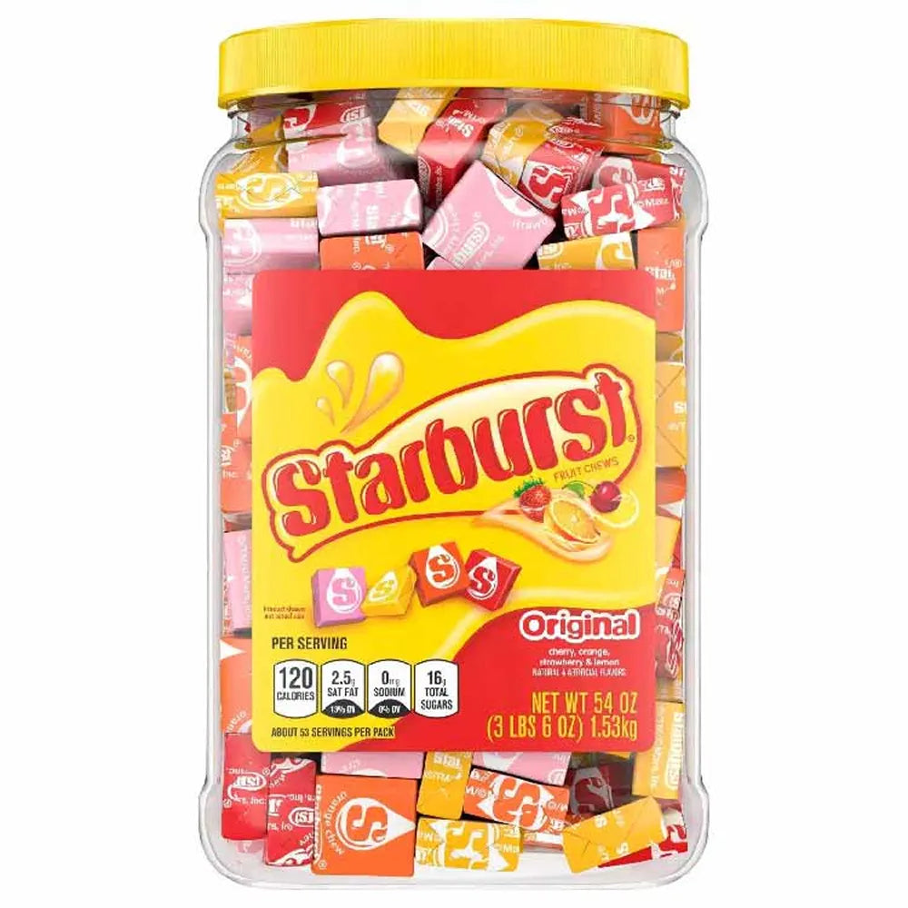 Starburst - Original Fruit Chewy Candy Jar - 54 Oz - 6 Pack
