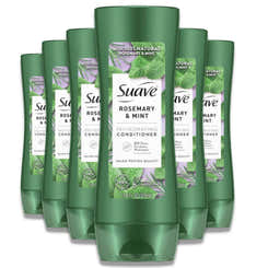 Suave Conditioner Revitalizing Rosemary & Mint, Paraben Free - 12.6 oz - 6 Pack Contarmarket