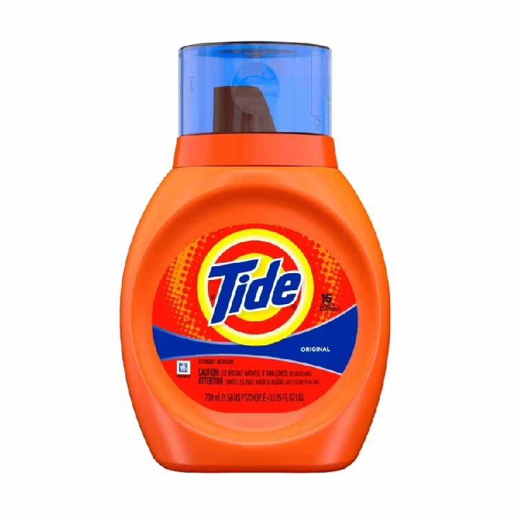 Tide Liquid 2X, Original - 25 Oz/16 Loads Each - 3 Pack - Open Box -