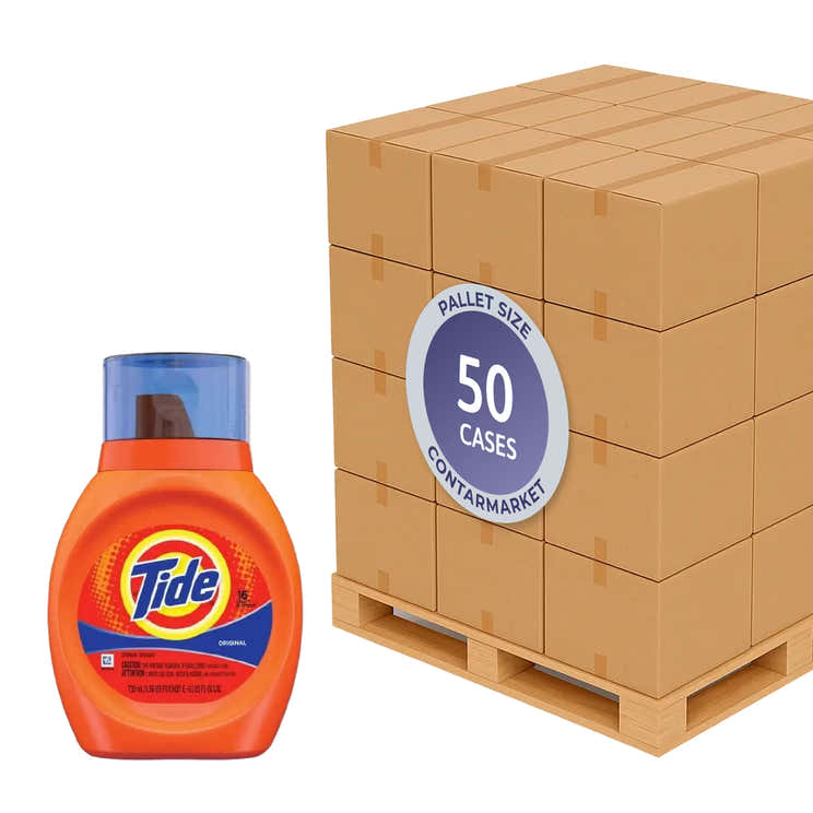 Tide Liquid 2X, Original - 25 Oz/16 Loads Each - 6 Pack - 50 cases | Tide - Pallets