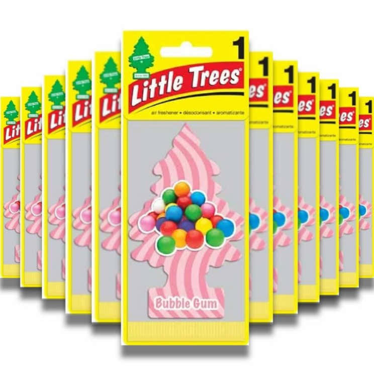 Little Trees - Air Freshener, Bubble Gum - 2PK- 72 Pack - Little Trees Air Freshener - Bubble Gum, 2 ct, 72 Pack Contarmar...