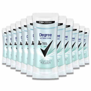 Degree Women Black + White Pure Rain Antiperspirant Deodorant, 2.7 oz - 12 Pack