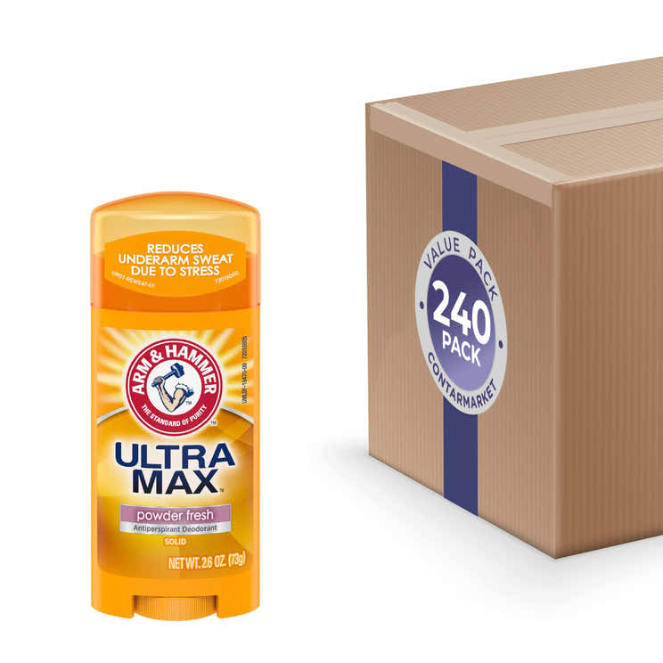 A&amp;H Deodorant UltraMax Solid Powder Fresh, 2.6 oz - 240 Pack | Arm &amp; Hammer - Volume Discount