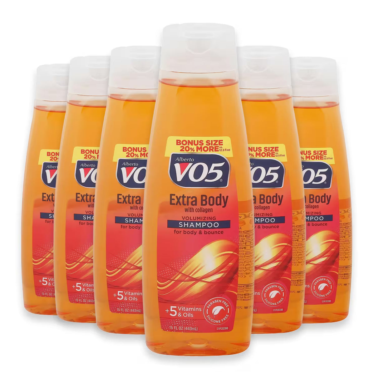 VO5 Extra Body Volumizing Shampoo 15oz - 6 Pack - 100 cases pallet
