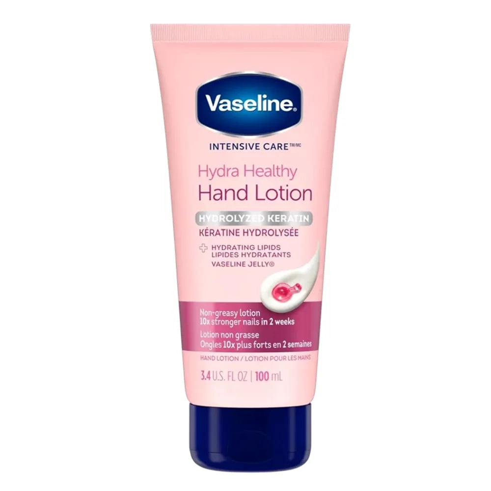 Vaseline - Intensive Care Hand Cream Healthy Hands & Stronger Nails - 3.4 Oz - 12 Pack