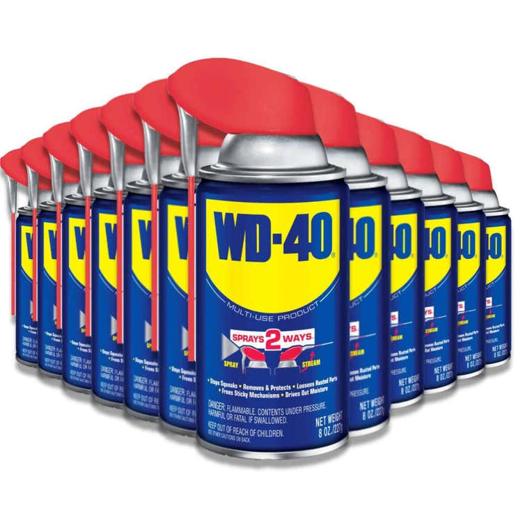 WD-40 - Formula Multi-Use, Product With Smart Straw Sprays 2 Ways - 8 Oz - 12 Pack - WD-40 Multi-Use Formula Smart Straw 8...