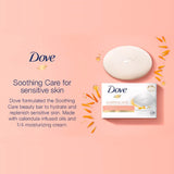 Dove Soothing Care Moisturizing Beauty Bar For Sensitive Skin  3.75 OZ  - 6 Pack - OPEN BOX