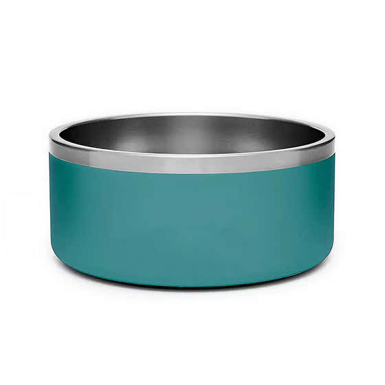 Gteller Stainless Steel Double Wall Dog Bowl 64 oz, Green | Gteller - Pet Supplies