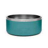 Gteller Stainless Steel Double Wall Dog Bowl 64 oz, Green