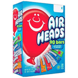 Airheads Variety Pack - Assorted Flavors, 0.55 oz Bars, 90 Count Bulk Candy