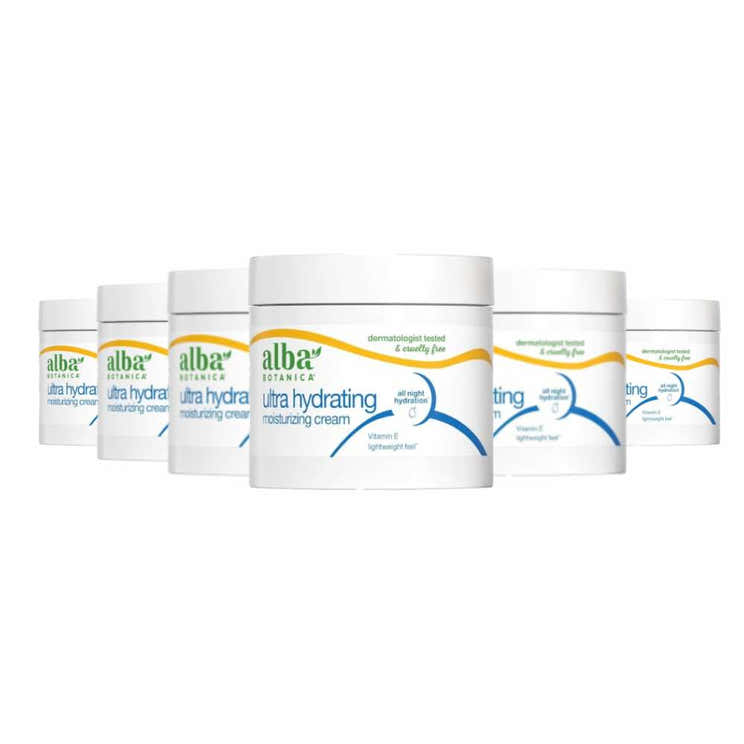 Alba Botanica - Hawaiian Moisture Cream Smoothing Jasmine and Vitamin E - 3 Oz - 6 Pack | ALBA BOTANICA - Pre Order
