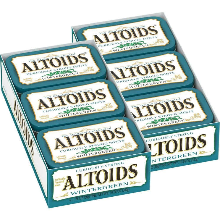 Altoids - Wintergreen Breath Mints, 1.76 Oz - 12 Pack | Altoids - Pre Order