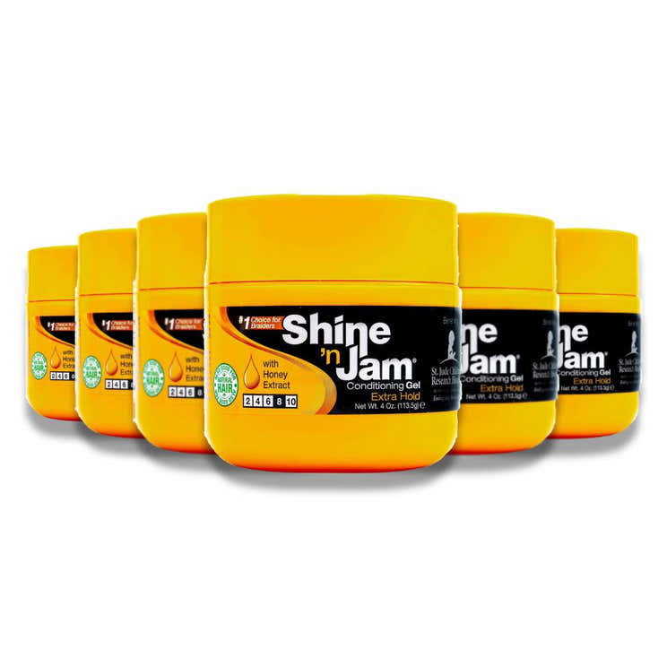Ampro - Pro Style Shine'n Jam Conditioning Gel, Extra Hold - 4 Oz - 6 Pack | Ampro - Wholesale