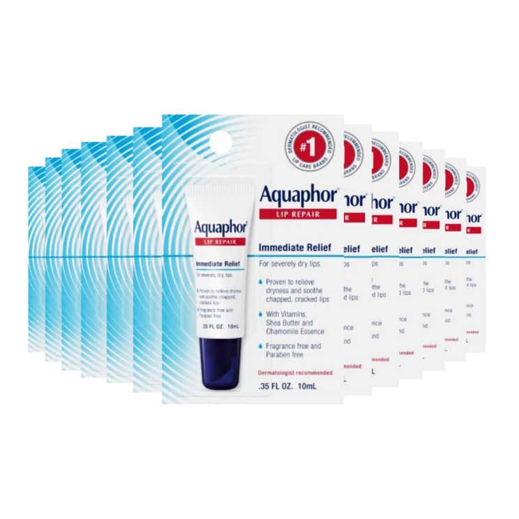 Aquaphor Lip Repair Balm - Immediate Relief for Dry  Chapped Lips, 0.35 oz Tubes - 12 Pack | Aquaphor - Wholesale
