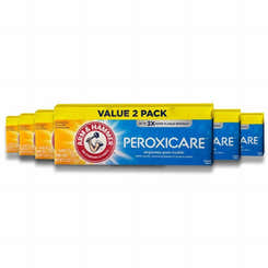 A&H Peroxicare Toothpaste Clean Mint Fluoride Twin Pack 6 Oz - 6 Pack Contarmarket
