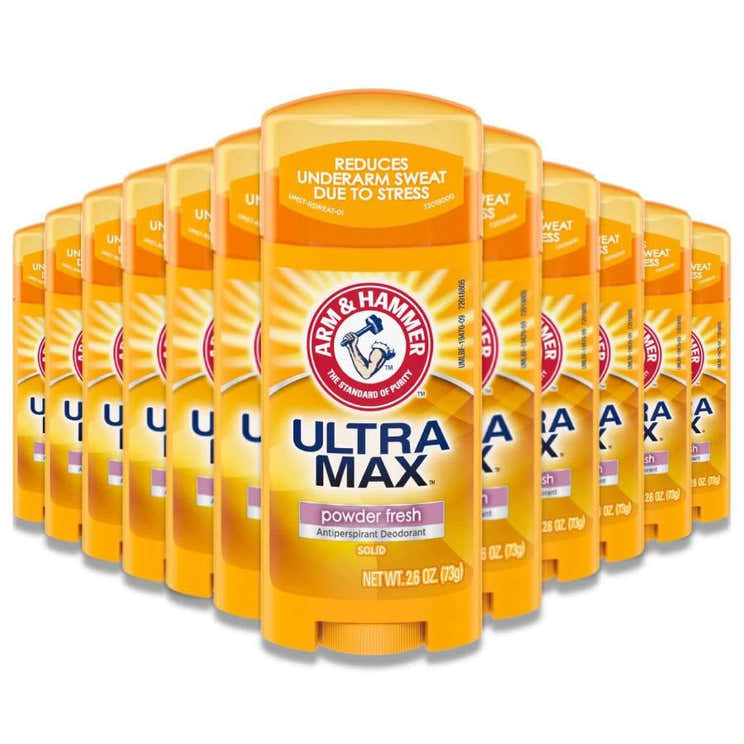 Arm &amp; Hammer - Deodorant UltraMax Solid Powder Fresh - 2.6 Oz - 12 Pack | Arm &amp; Hammer - Wholesale