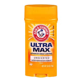 A&H  Deodorant UltraMax Invisible Solid Unscented, 2.6 oz - 240 Pack