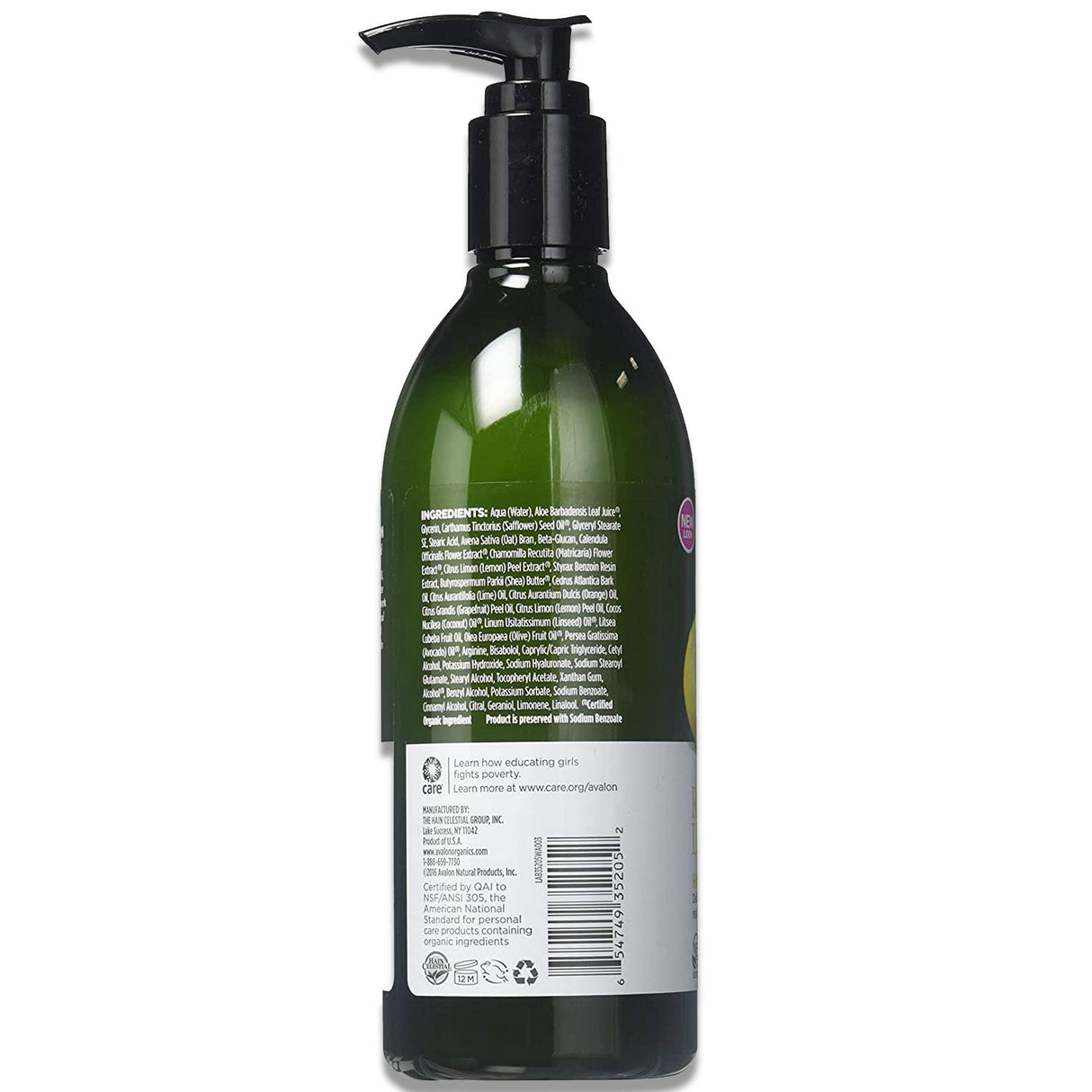 Avalon Organics Hand & Body Lotion, Refreshing Lemon - 12 Oz - 6 Pack Contarmarket