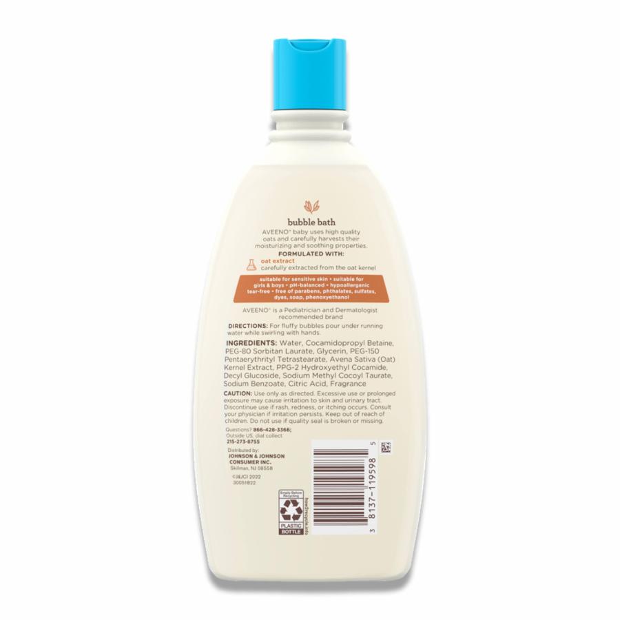 Aveeno -  Baby Sensitive Skin, Bubble Bath - 19.2 oz - 12 Pack