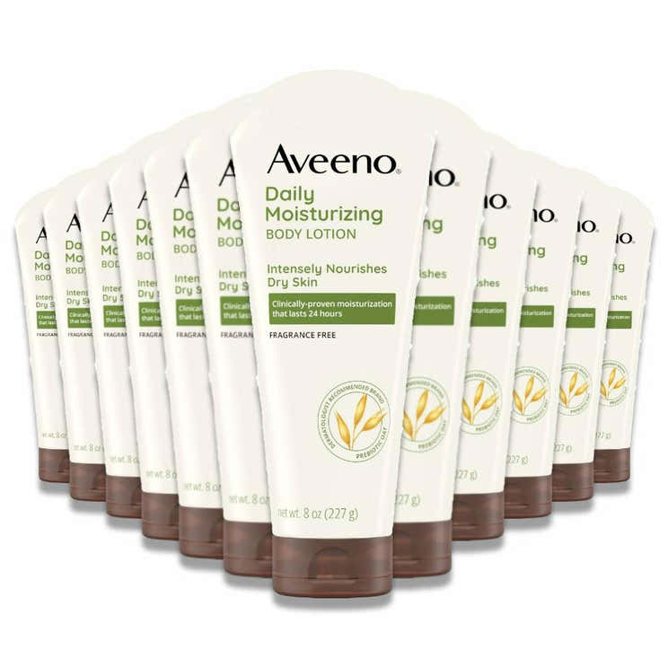 Aveeno - Daily Moisturising Lotion Nourishes Dry Skin - 8 Oz - 12 Pack | Aveeno - Wholesale