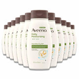 Aveeno - Daily Moisturizing Nourishes Dry Skin Body Wash 18 oz - 12 Pack