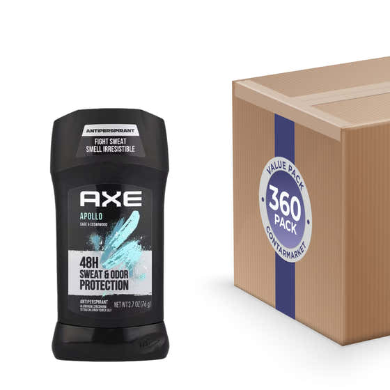 Axe - Apollo Invisible Solid Antiperspirant &amp; Deodorant Stick - 2.7 Oz - 360 Pack | Axe - Axe
