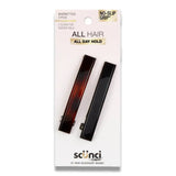 Scunci - No-Slip Grip Auto Clasp Barrettes, Colors May Vary, 2 Ct - 48 Pack