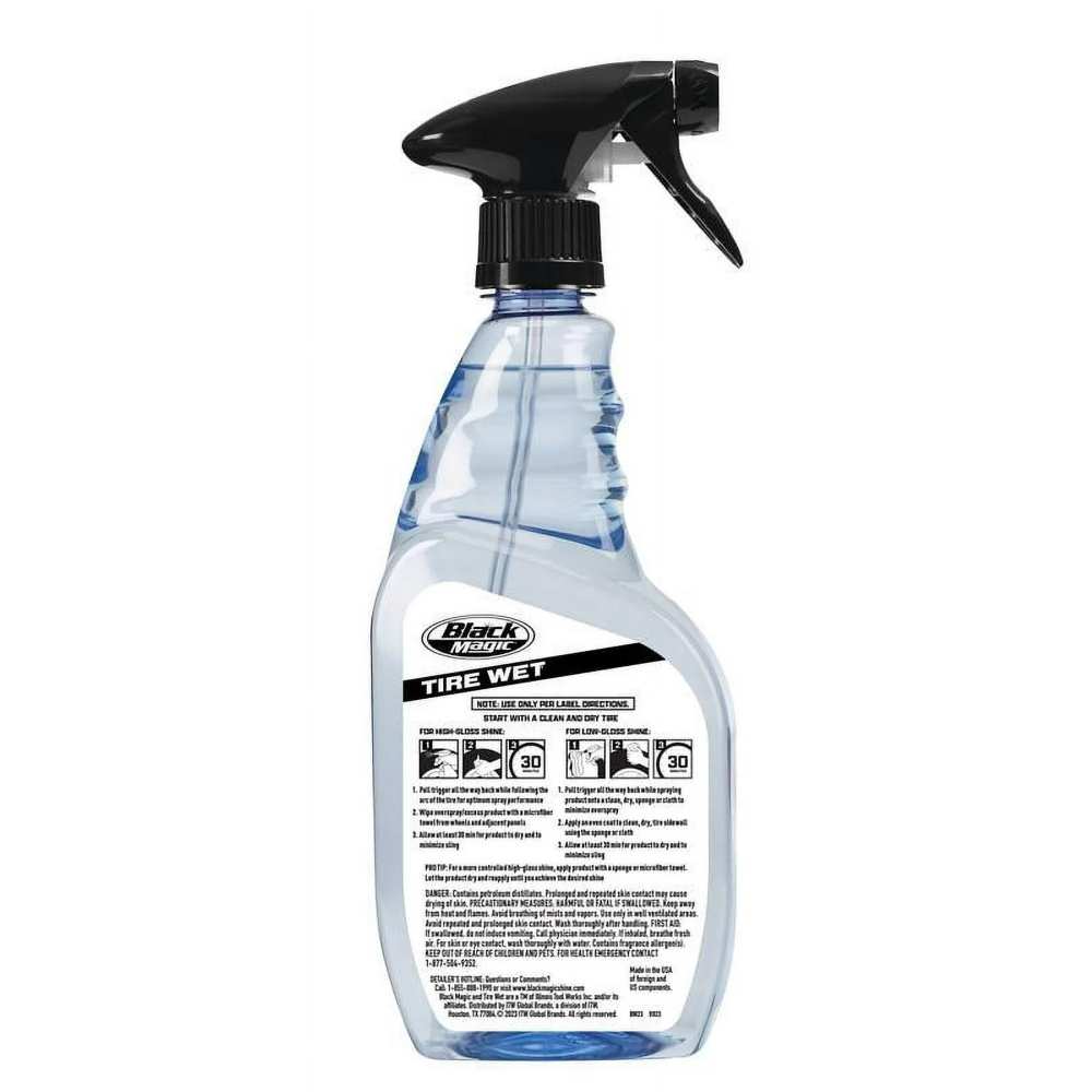 Black Magic - BM23 Professional Tire Dressing, Trigger Spray - 23 Oz - 6 Pack