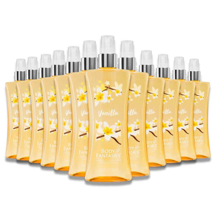 Body Fantasies - Body Spray Vanilla 8 oz - 12 Pack - Body Fantasies Vanilla Body Spray - 8 Oz - 12 Pack Contarmarket | Par...