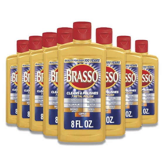 Brasso - Multipurpose Metal Polish - 8 Oz - 8 Pack | Brasso - member5%