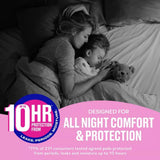 Carefree –Feminine Pads Ultra Thin Overnight Pads with Wings 40 Ct – 3 Pack