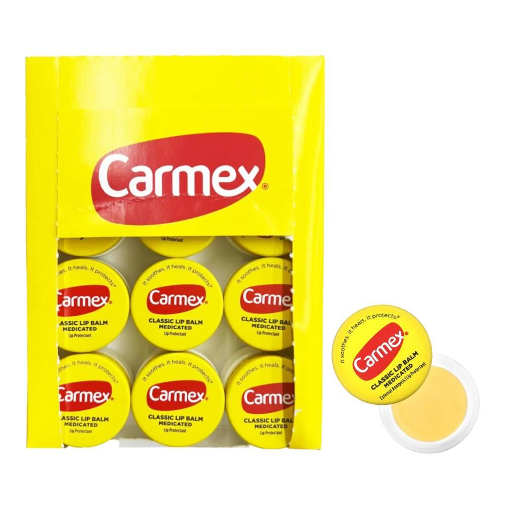 Carmex - Classic Lip Balm Medicated - 0.25 Oz - 12 Pack – Contarmarket