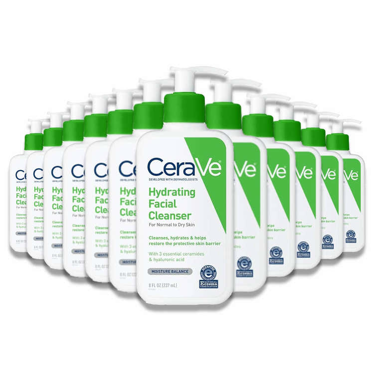 CeraVe - Hydrating Facial Cleanser  8 oz - 12 Pack | CeraVe - Pre Order